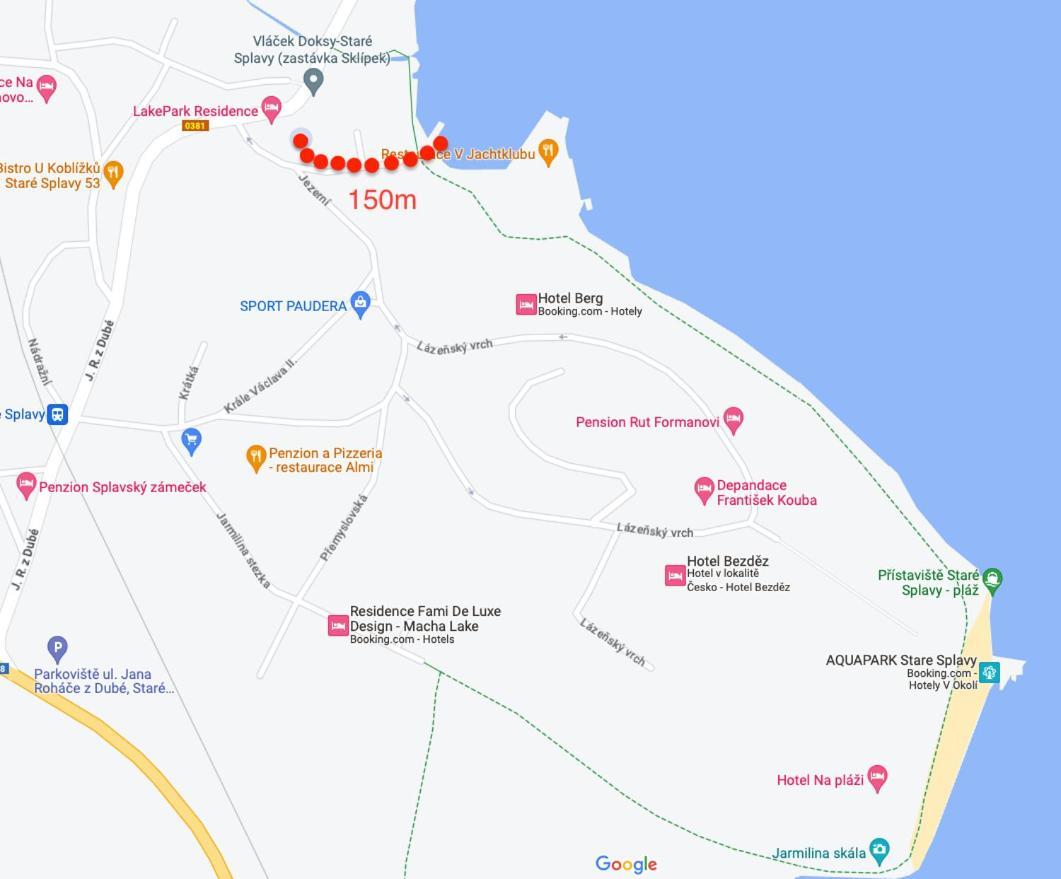 Jezerni Apartman S Terasou A Saunou V Lakepark Residence Доксы Экстерьер фото